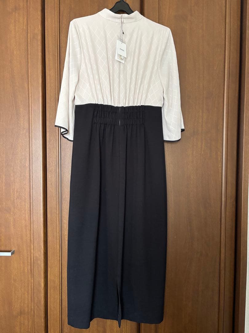 【今期新品未使用】ヤマダヤ　スカーフタイブラウスコンビワンピース　FENNEL