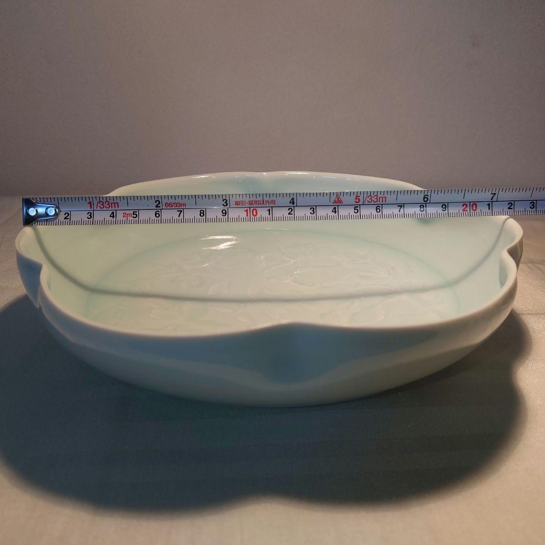 青白磁華唐草文鉢 菓子皿 菓子器 茶道