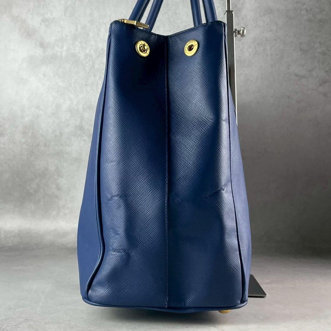 美品 PRADA プラダ ガリレア トートバッグ ショルダーバッグ レザー