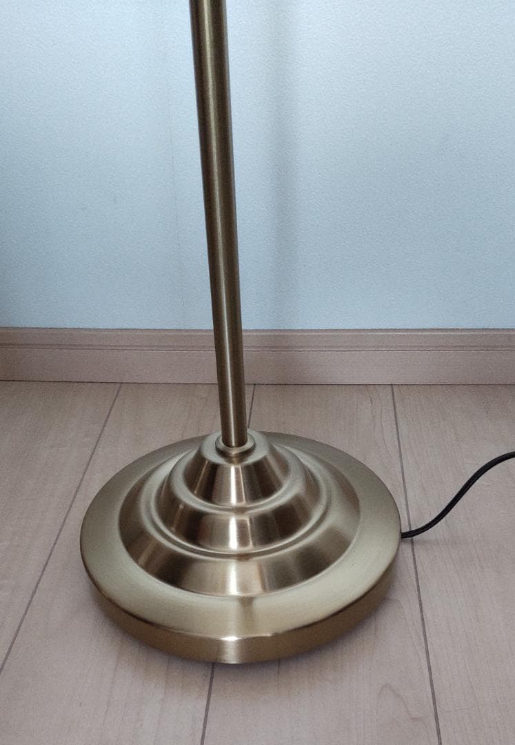 スタンドライトフロアライト イケア BAROMETER間接照明 ゴールド