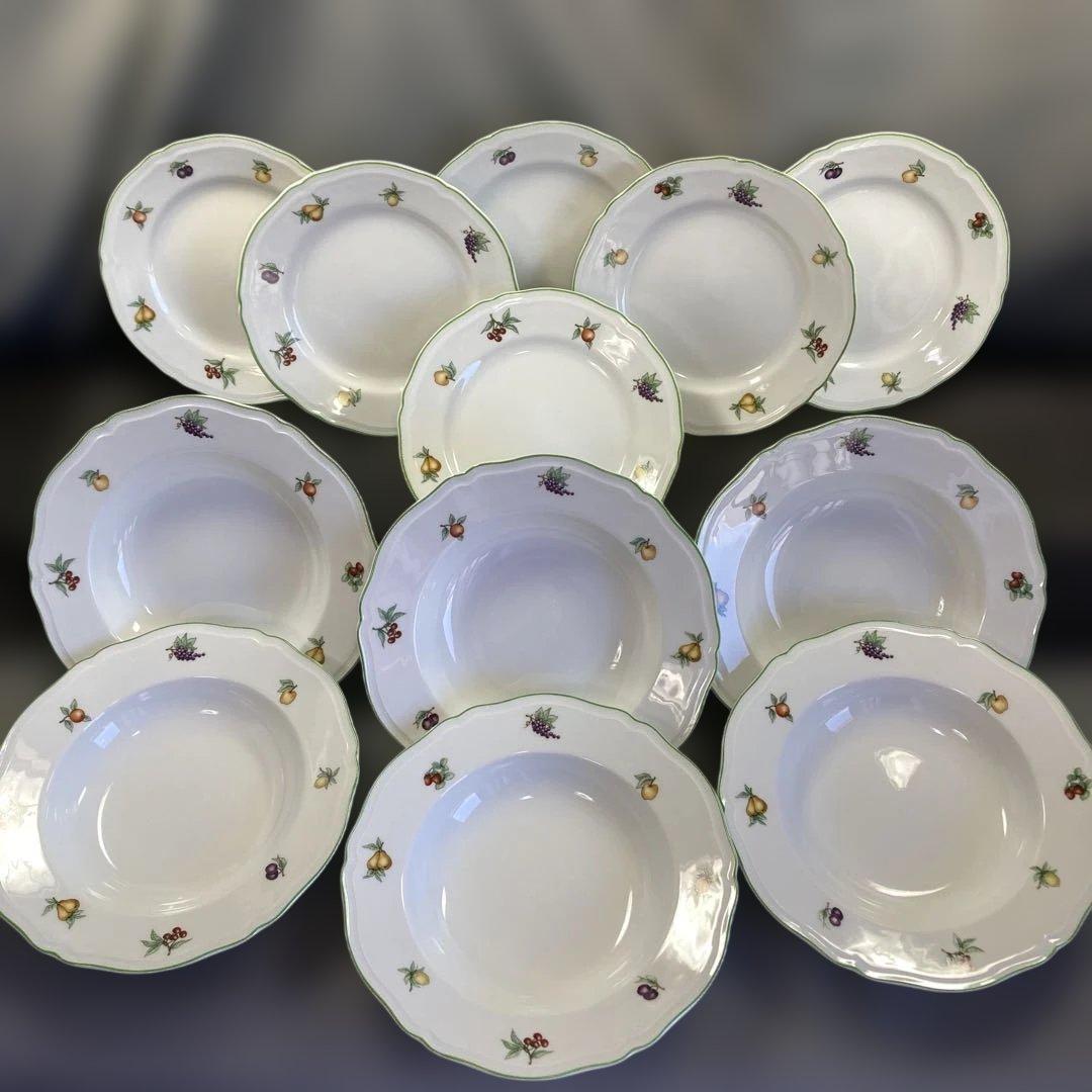 ジノリ　アンティコエデン　スープ　パン　プレート　パスタ　ケーキ　デザート　丸皿