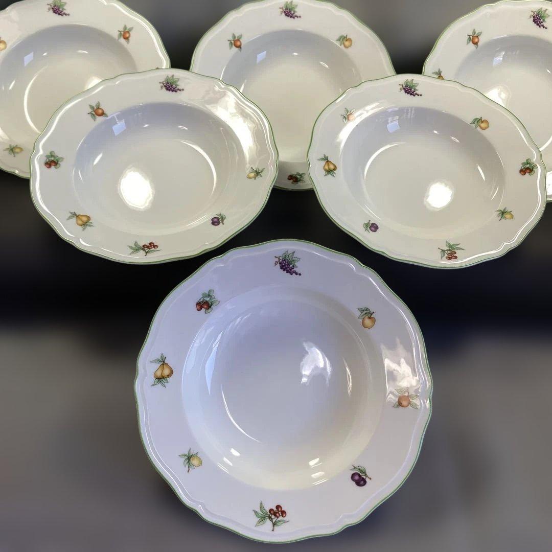 ジノリ　アンティコエデン　スープ　パン　プレート　パスタ　ケーキ　デザート　丸皿