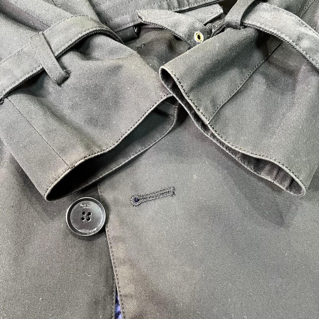 人気✨ポールスミス　インナー付きトレンチコート　ブラック　L