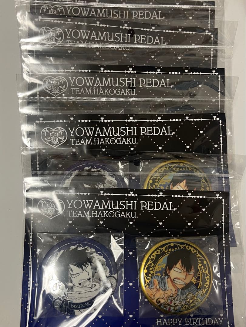 弱虫ペダル 荒北靖友 缶バッジ5セット