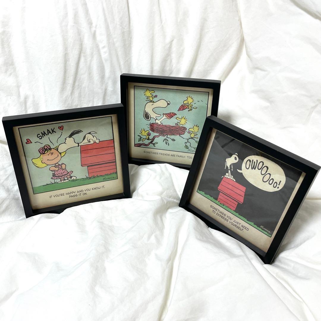 ■希少■ホールマーク　スヌーピー＆ウッドストック　ヴィンテージ アートフレーム