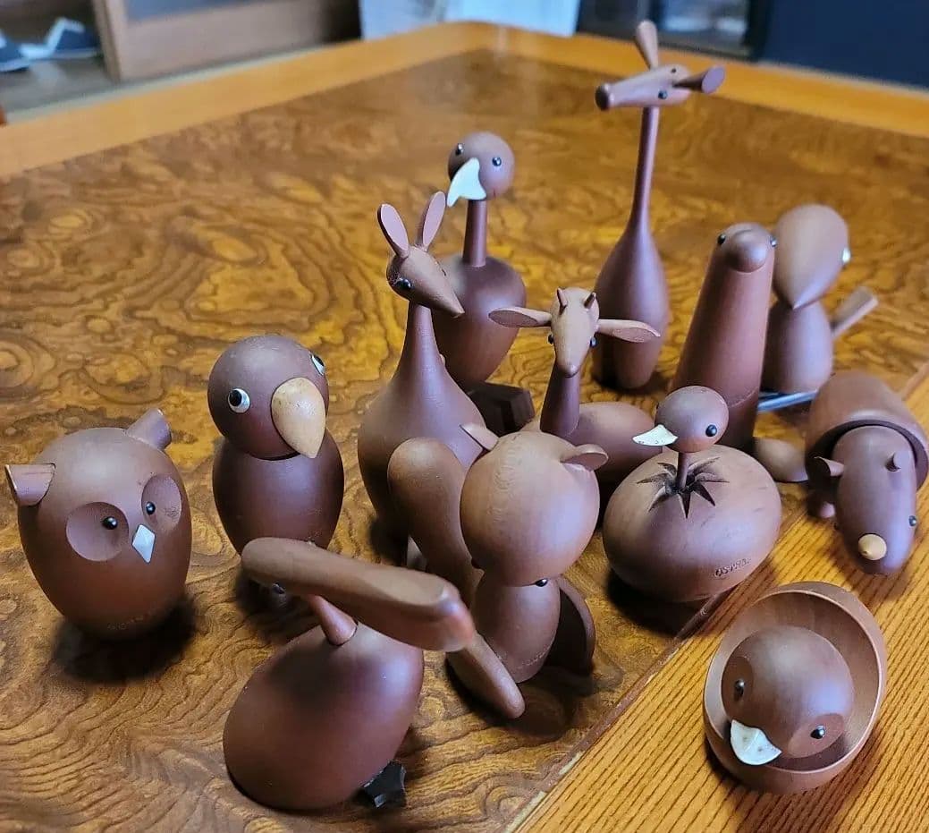 千趣会 ロイヤルペット 木製 13体 ヴィンテージ 動物 置物　まとめ売り