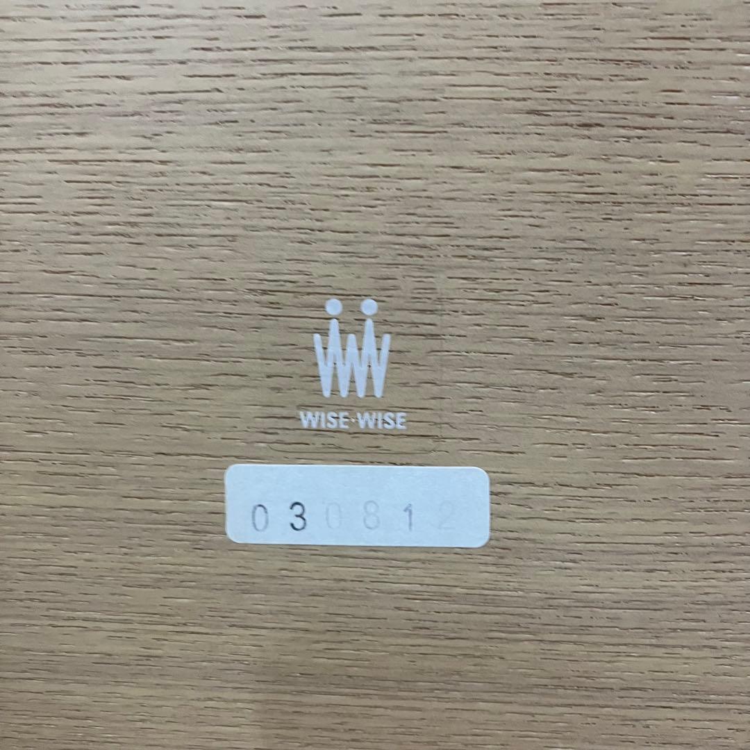 WISE-WISE ワイスワイス　木製正方形テーブル　ローテーブル