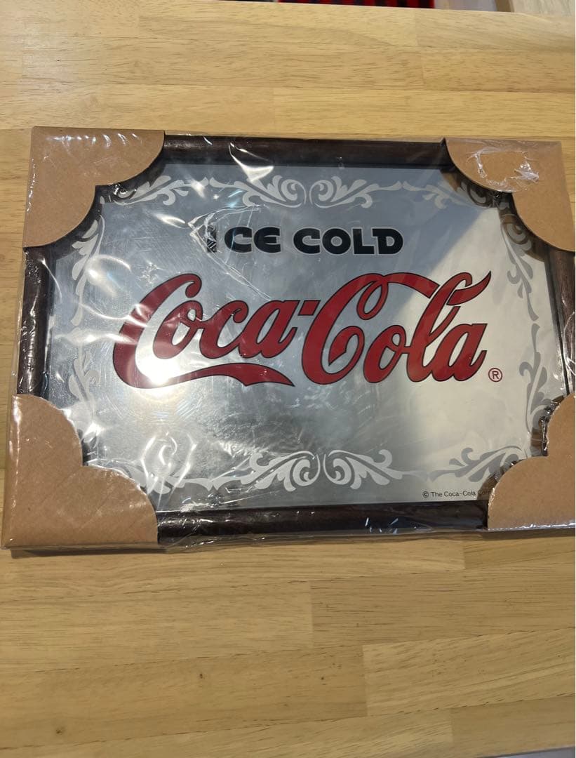 未使用品　コカコーラ　インテリア　ミラー