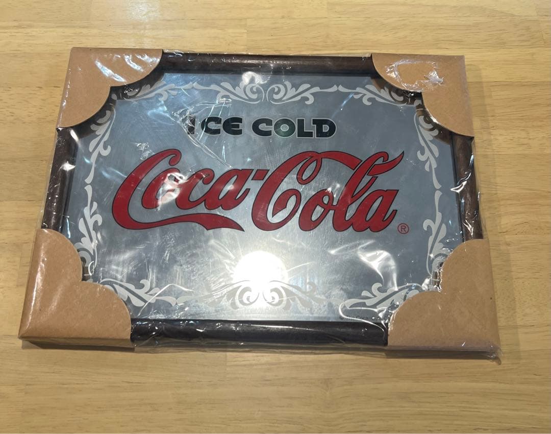 未使用品　コカコーラ　インテリア　ミラー