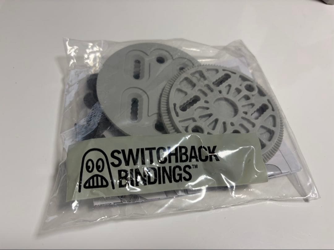 SWITCHBACK スノーボードビンディング ターコイズ/ブラック