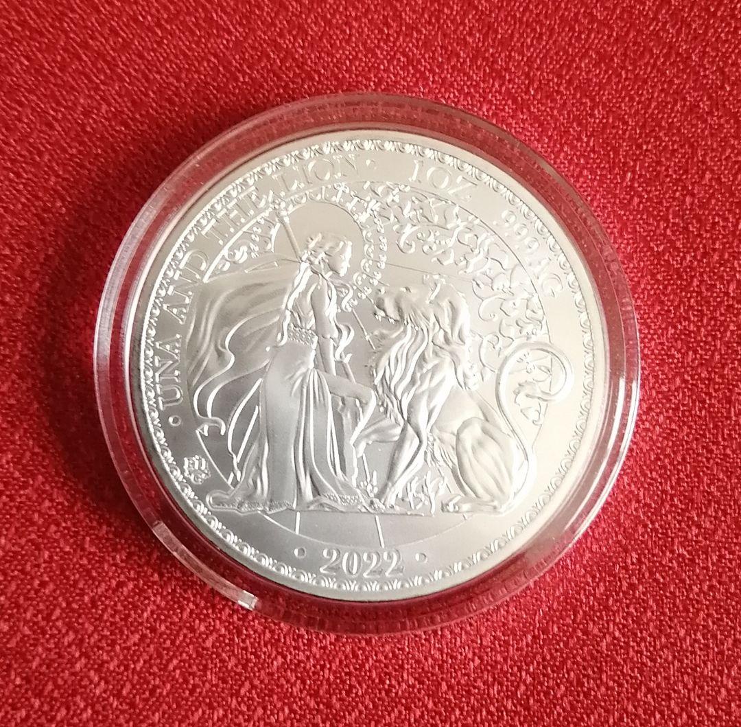 2022年版 ウナとライオン 1オンス銀貨 BU版