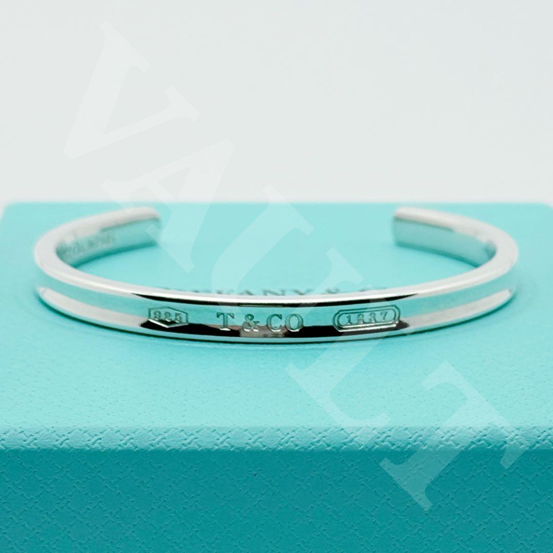 TIFFANY&Co. 極美品 1837 ナローバングル Ag925