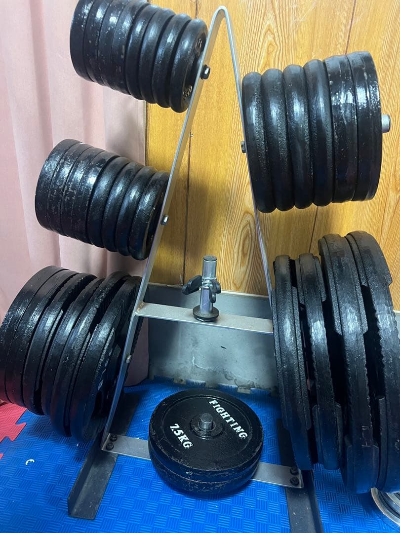 28mmバーベルプレート ダンベル ホームジム 210キロ