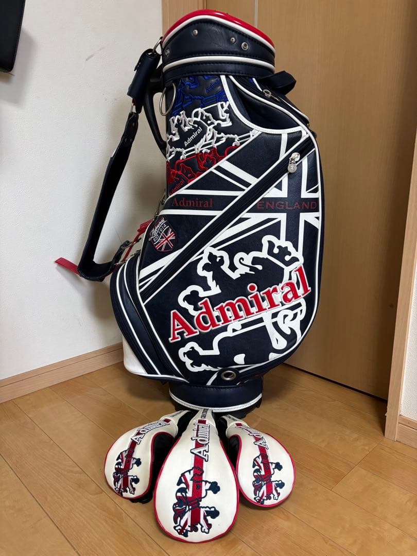 Admiral キャディバッグ ユニオンジャックデザイン