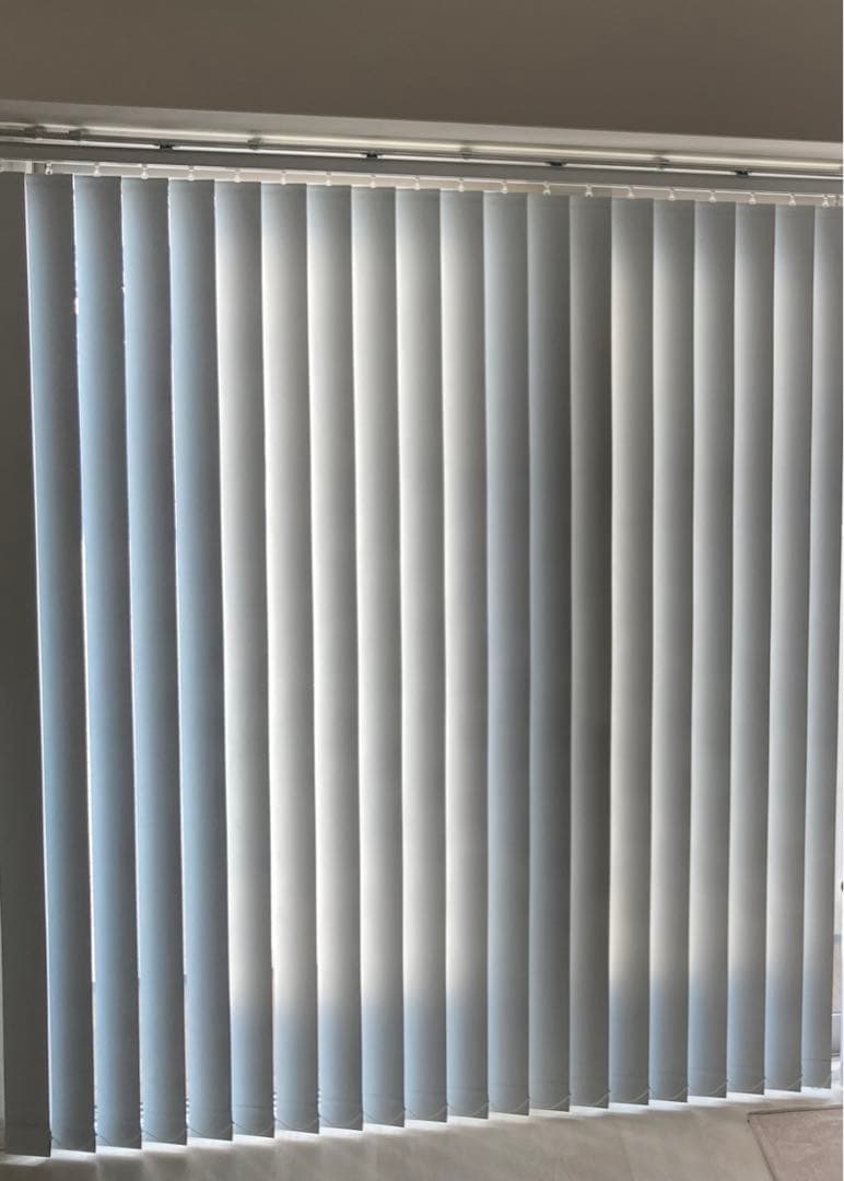 【mac】Tuissバーチカルブラインド 遮光ホワイト ルーバーのみ41枚