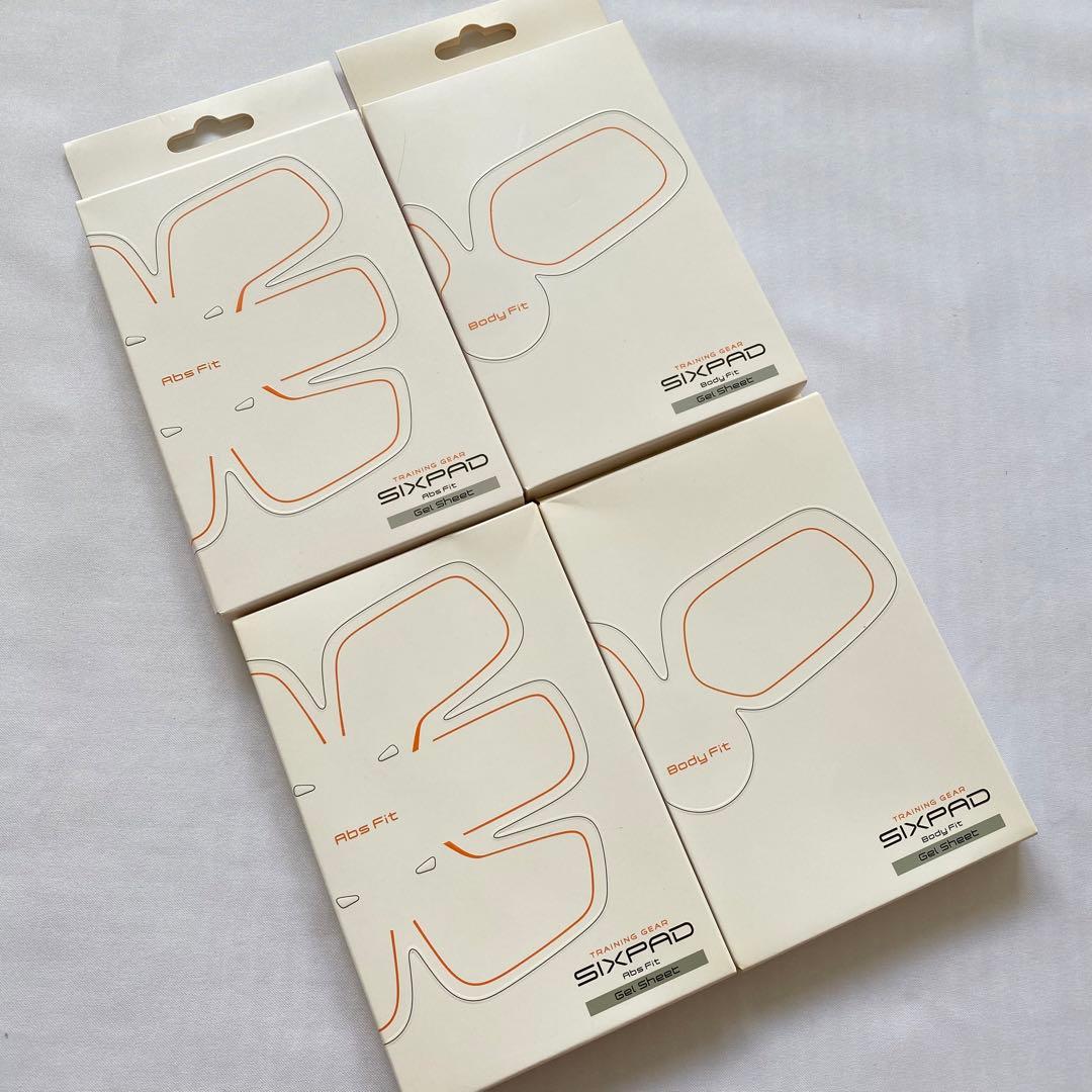 【純正品＊未開封】SIXPAD 高電導ジェルシート　アブズ用ボディ用　4箱セット