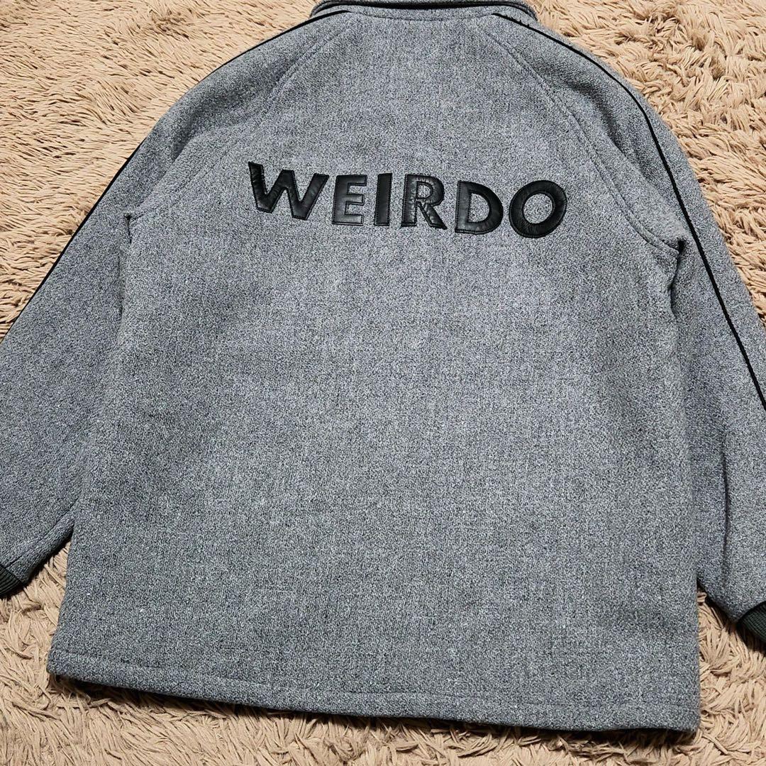 WEIRDO ウィアード メルトンウール ジャケット キルティング レザー M