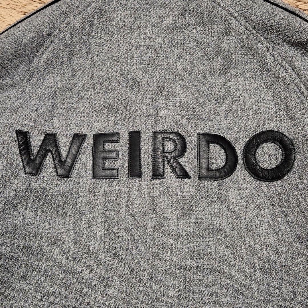 WEIRDO ウィアード メルトンウール ジャケット キルティング レザー M