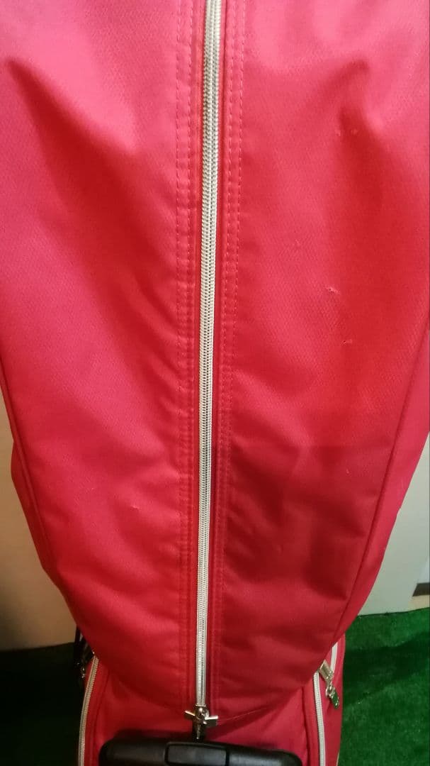 MUスポーツ　キャディバック　キャスター付き　ローリングソール　ピンク