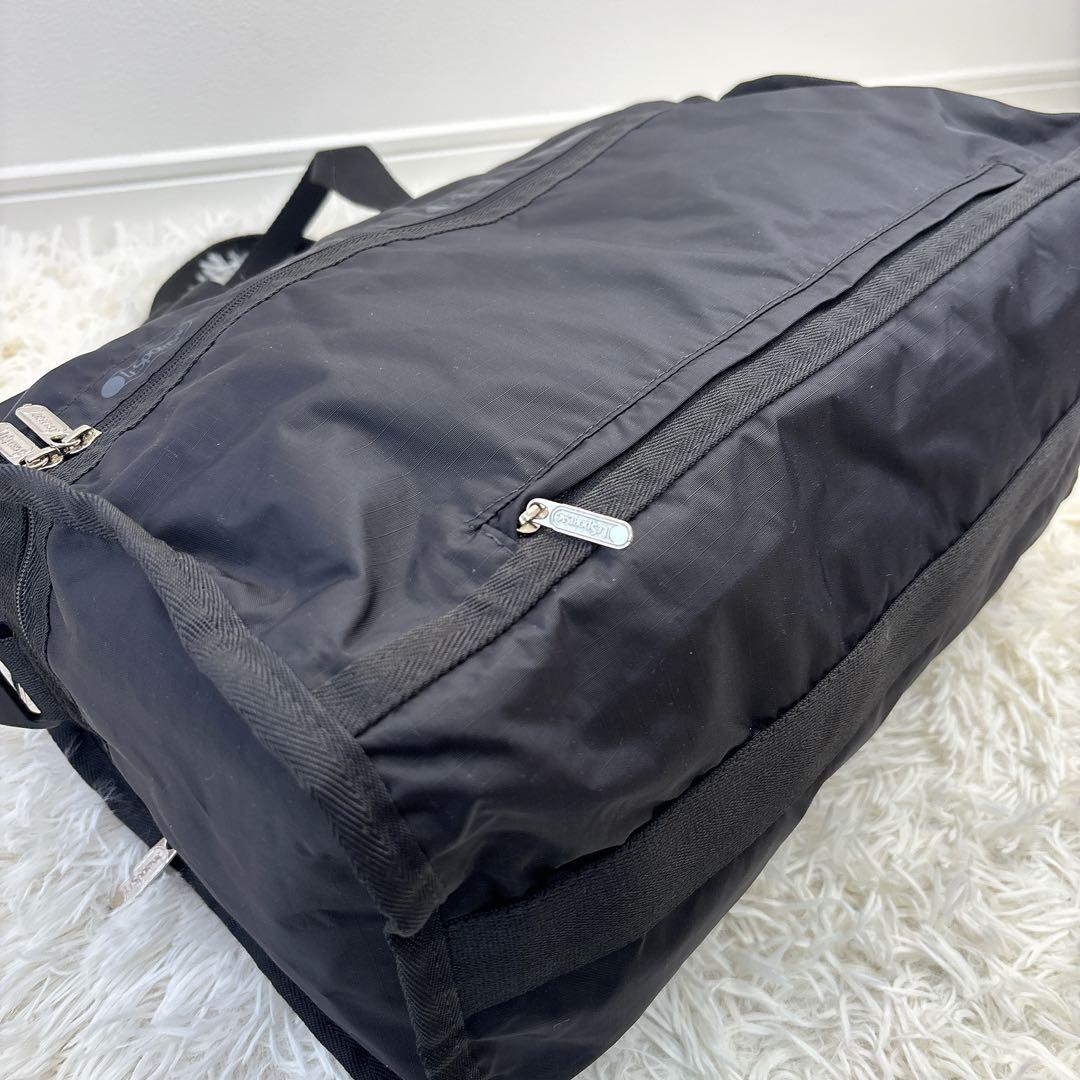 未使用級✨LeSportsac レスポ ボストンバッグ 黒 2way軽量