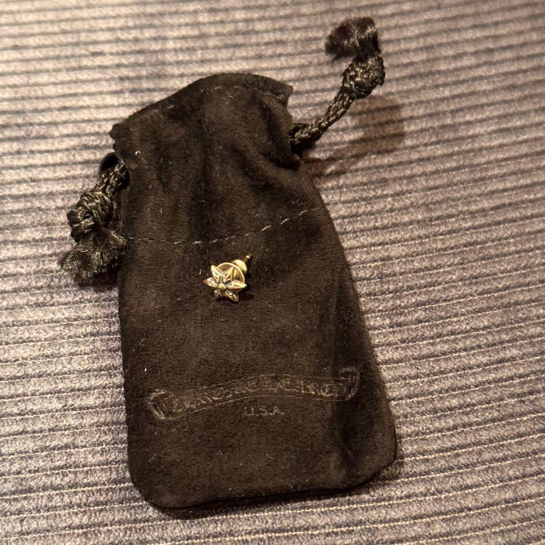 新品未使用 CHROME HEARTS スタースタッドピアス シルバー925