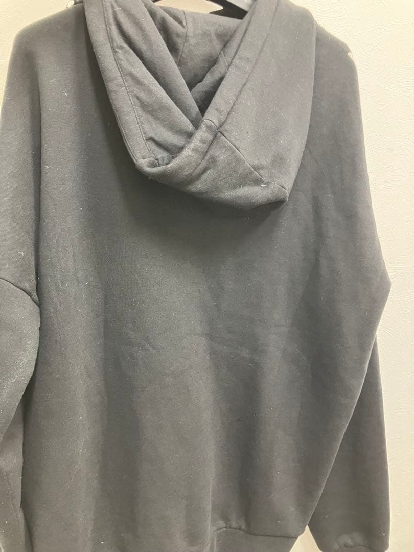 EA7 EMPORIO ARMANI ブラック フード付きパーカー セットアップ