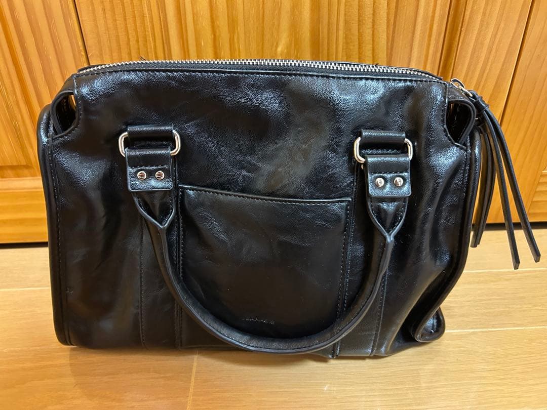 アンティークフェイクレザーボストン JEANASIS