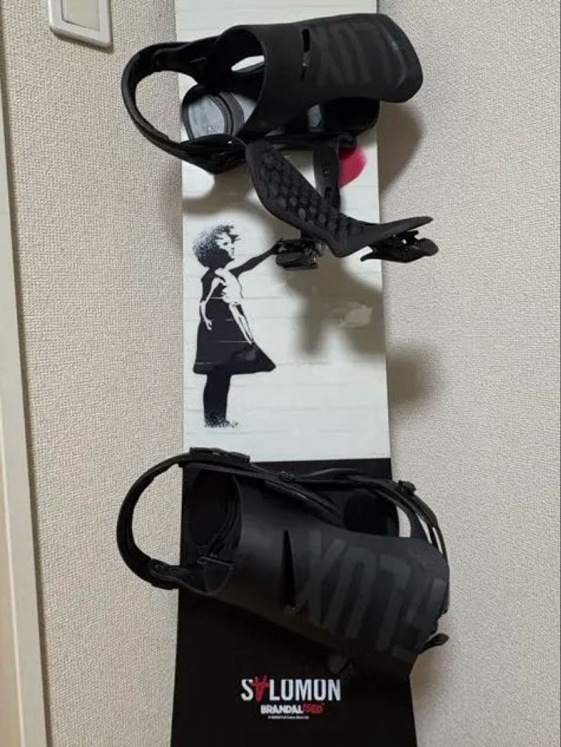 SALOMON スノーボード FLUXビンディング付き　バンクシーモデル！