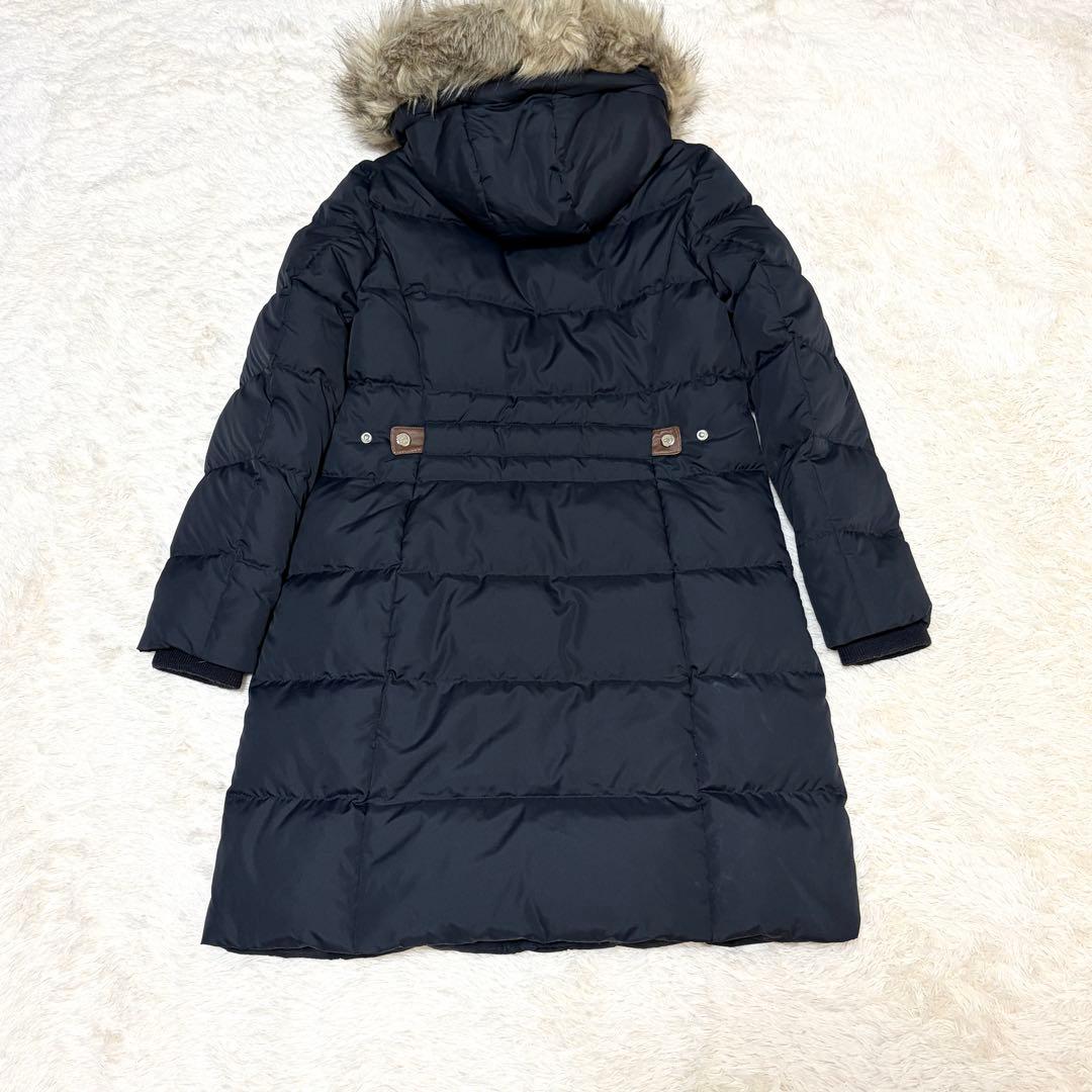 極美品✨ローレンラルフローレン ダウンコート ボア　ファー付 ネイビー S