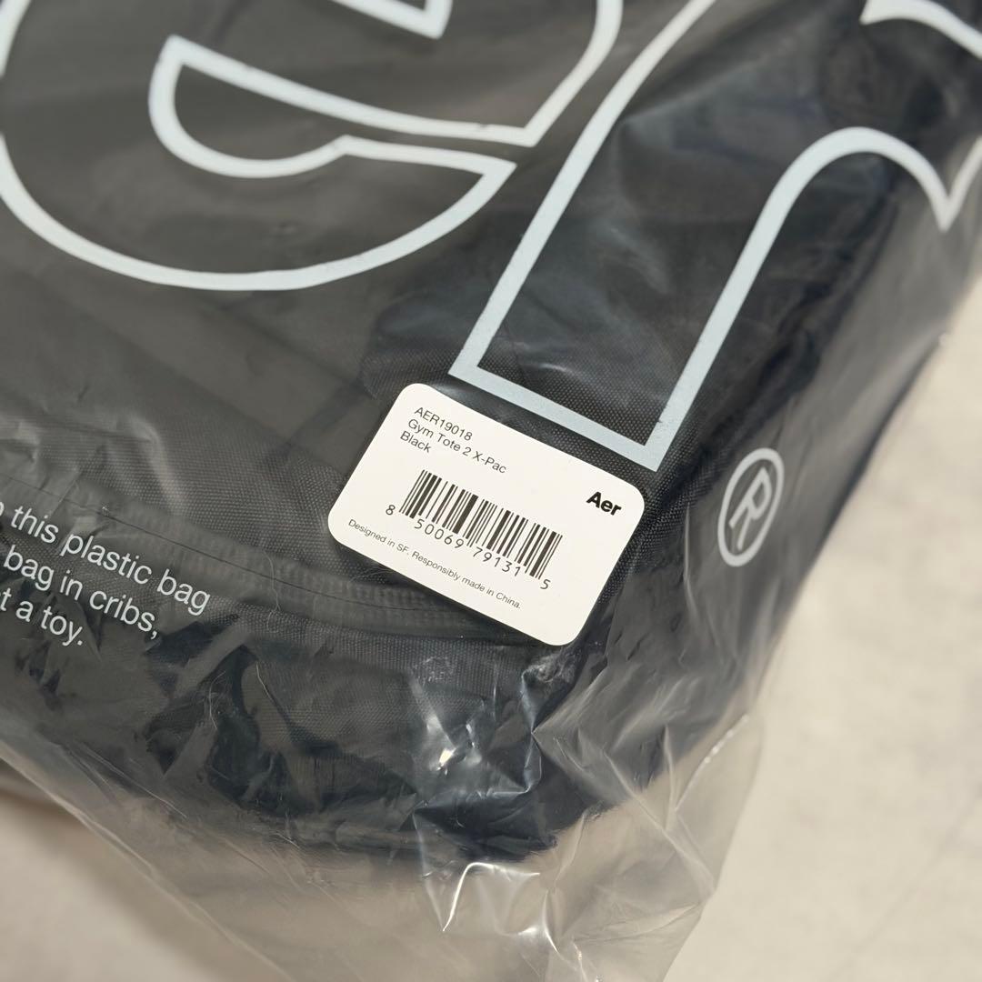 【2025秋冬新作】Aer Gym Tote 2 X-Pac ブラック トート
