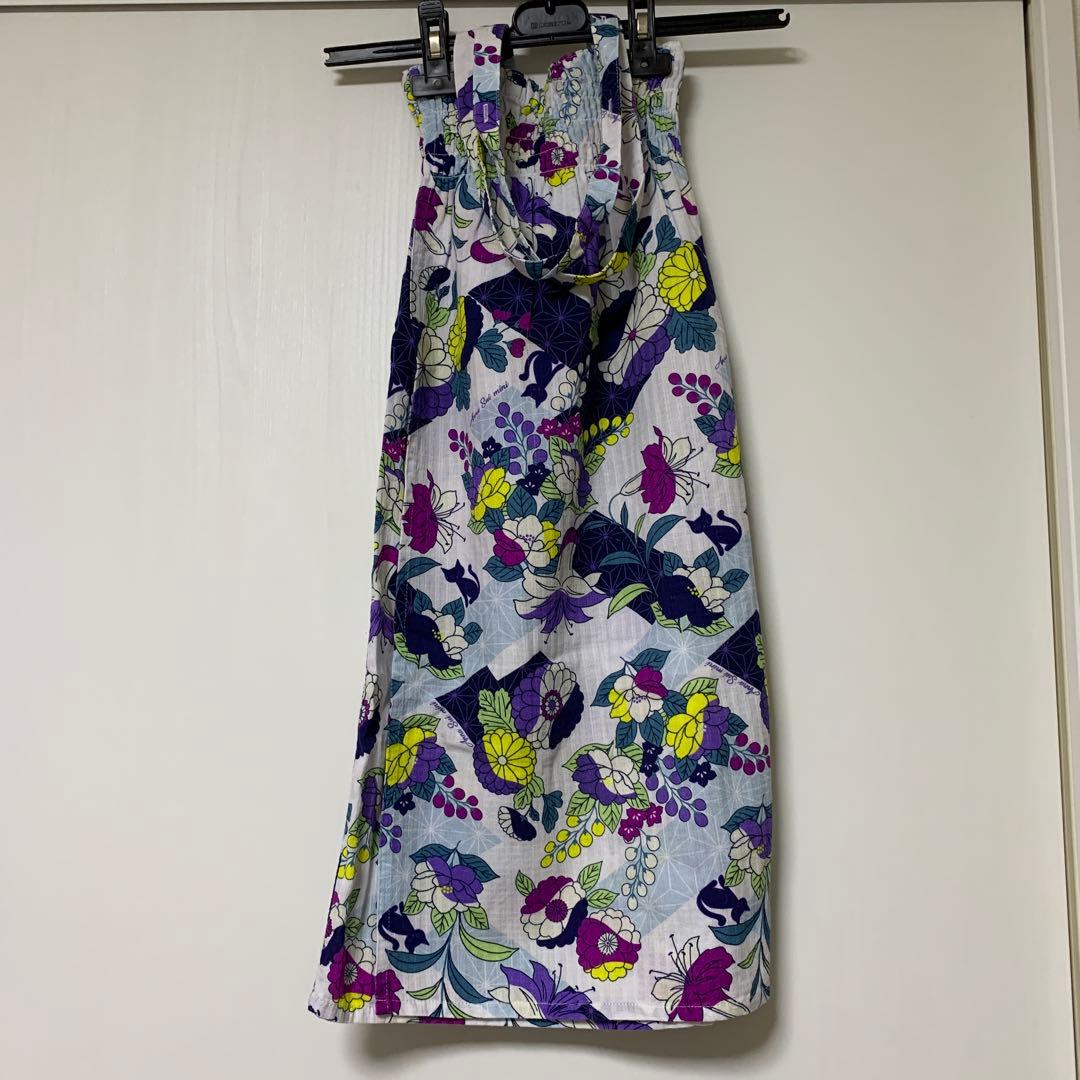 ANNA SUI 浴衣 ワンピース 130 美品 かわいい帯結び方付き