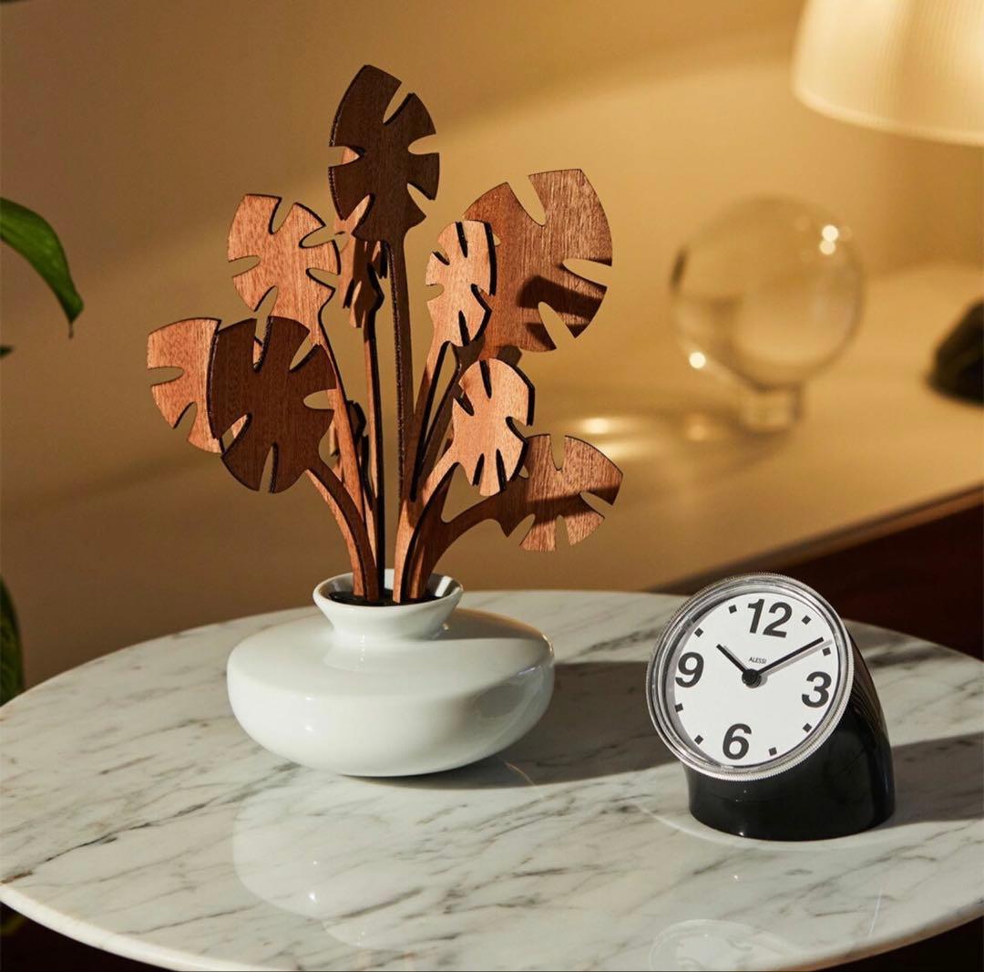 ALESSI ［CronotimePIO MANZU FIAT 置き時計レア