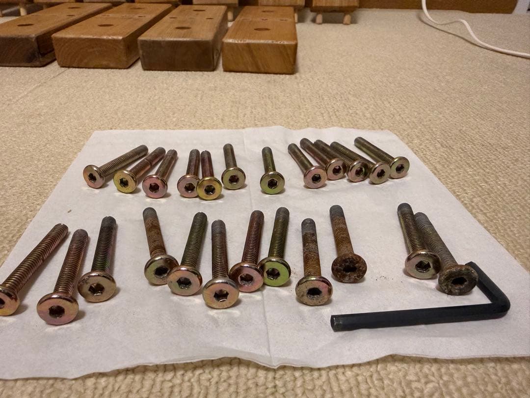 60cm用水槽台・マーフィード・木製水槽台・キャビネット・水槽棚・3段　②