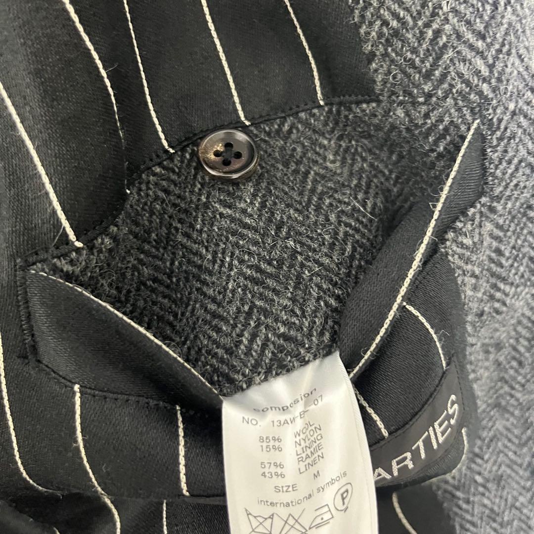 WACKO MARIA ワコマリア ヘリンボーン チェスターコート ストライプ