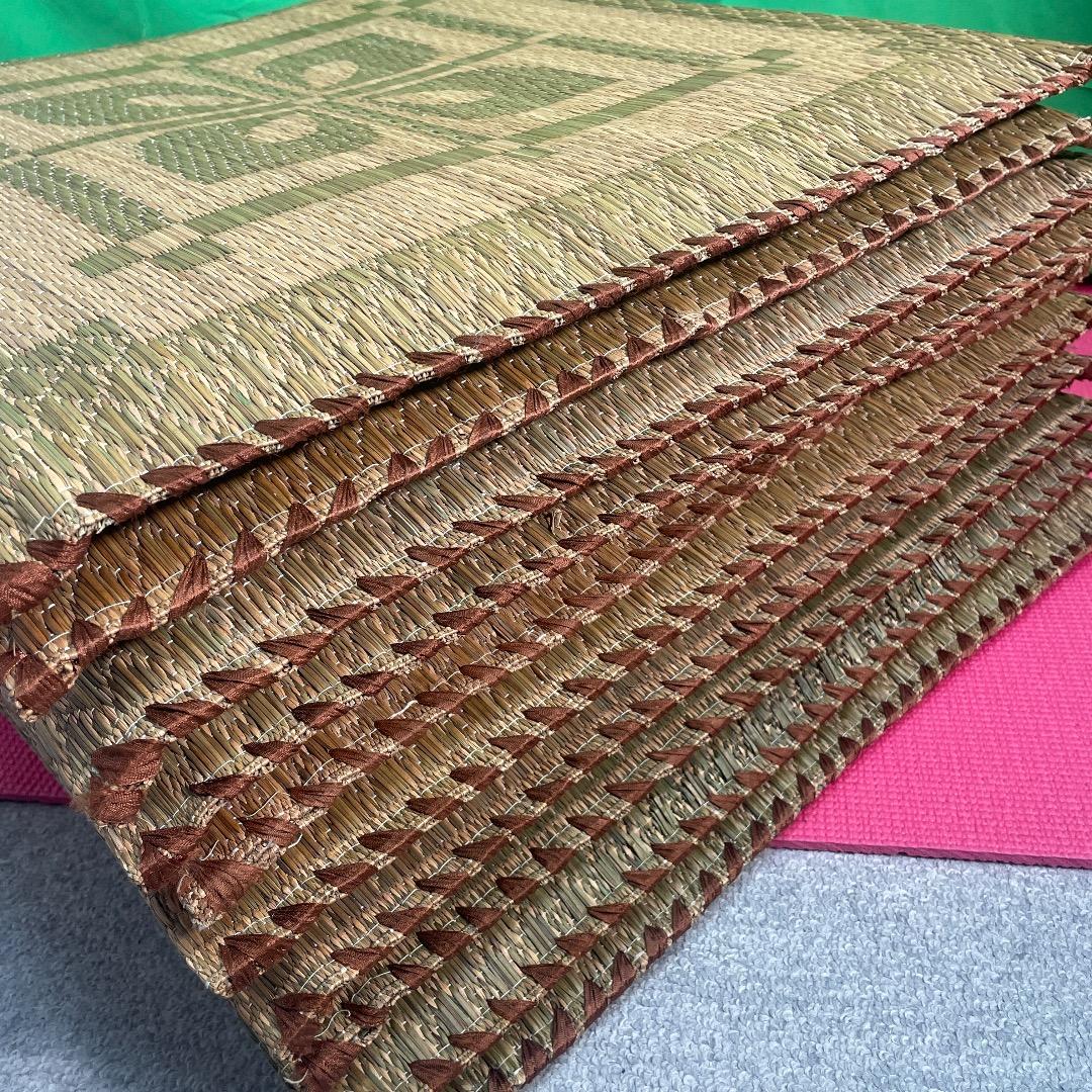 座布団 10枚 い草 井草 置き畳 昭和レトロ ヴィンテージ 和室 和インテリア