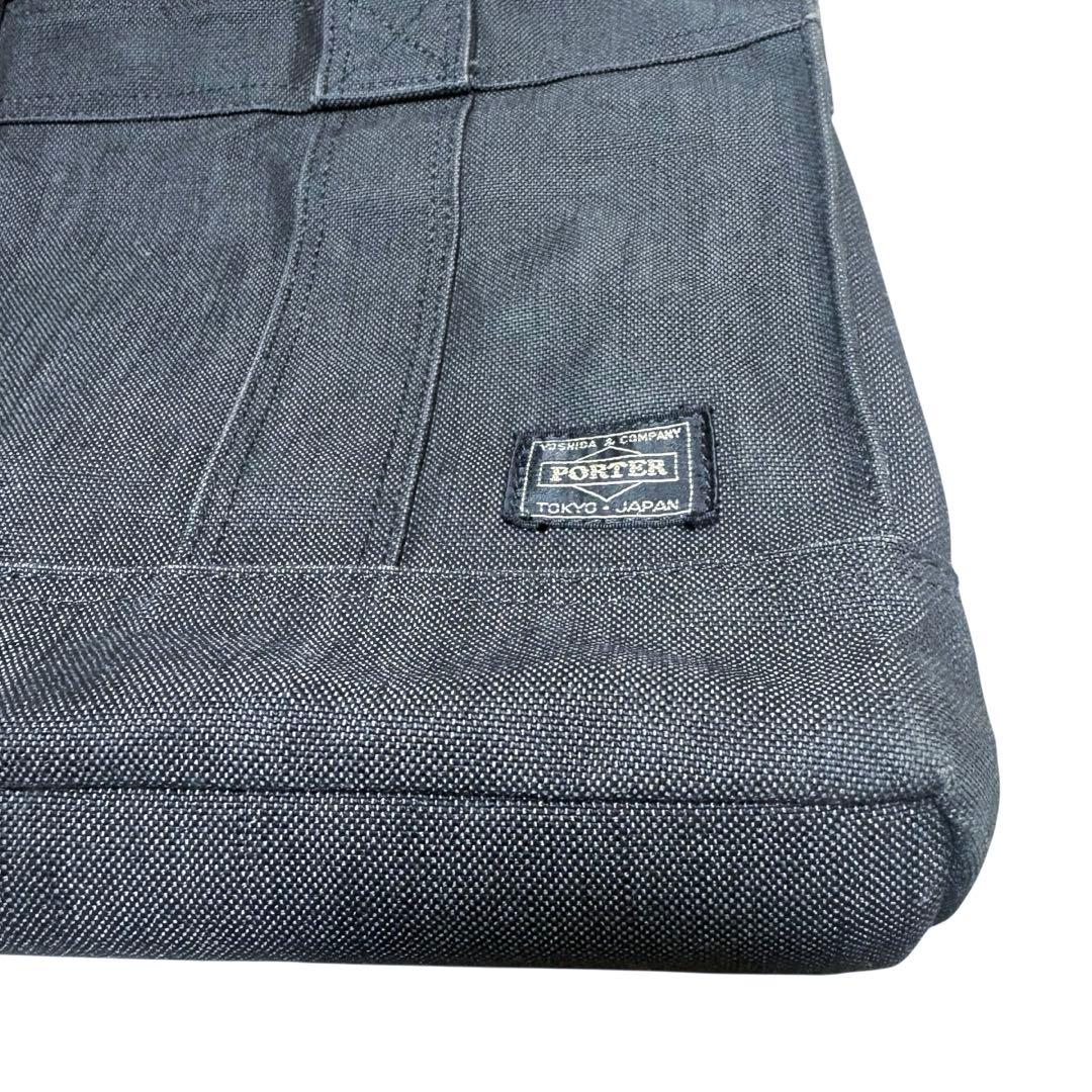 美品 Porter スモーキー トートバッグ ブラック
