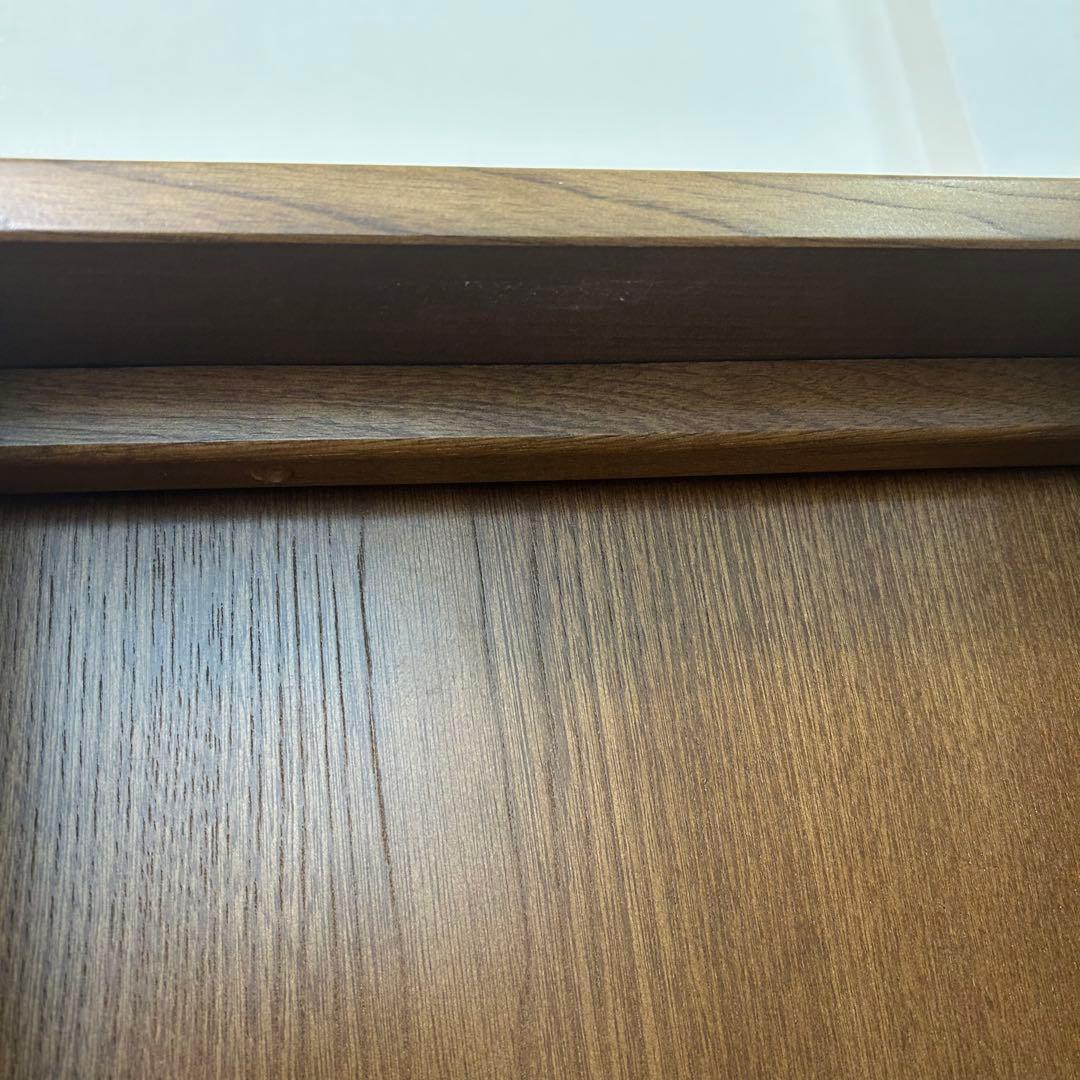 カリモク　スリッパ入れ　木製棚　美品　karimoku 伝統　オールドカリモク