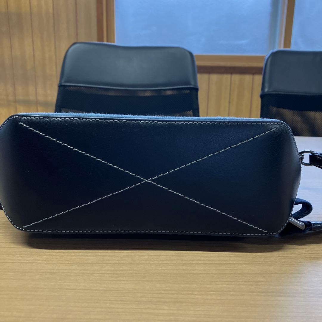 COACH ブルーキャンバス トートバッグ