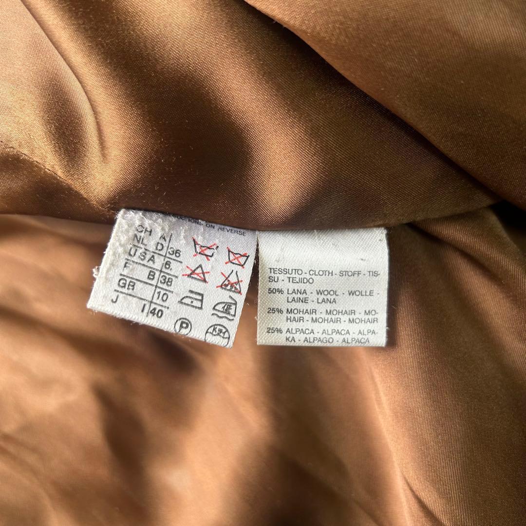 美品✨ マックスマーラ アルパカ モヘヤ シャギー コート ロング ダブル 40