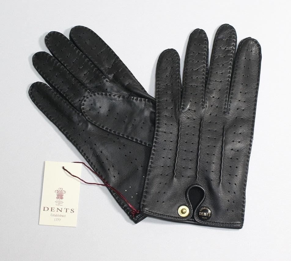 新品 デンツ DENTS　ドライビンググローブ Mサイズ Black