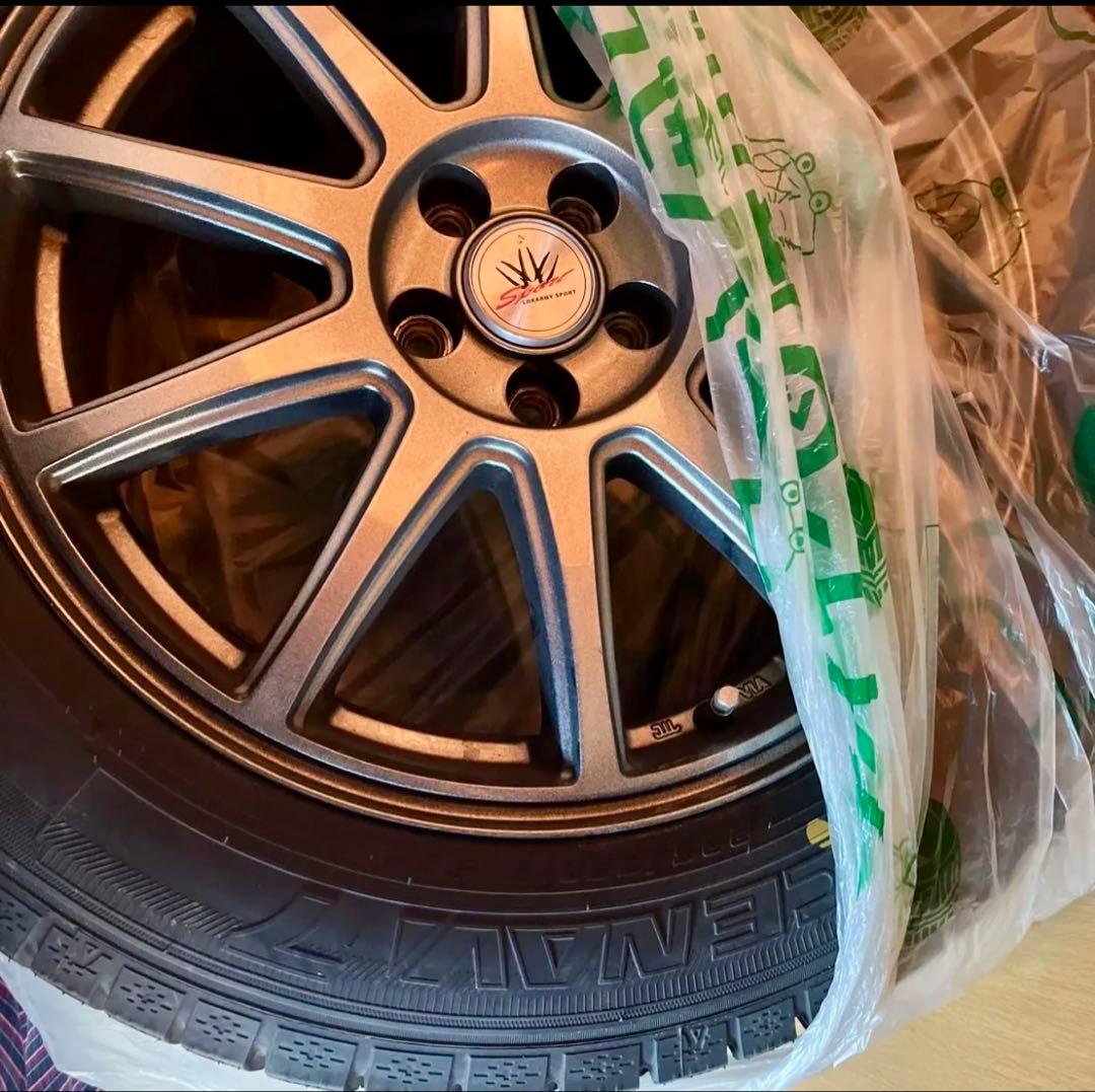 225/55R17 スタッドレス タイヤ ホイールセット4本セット(送料込)