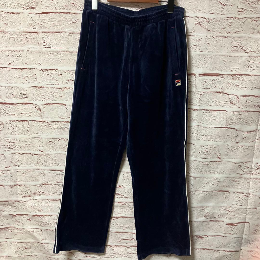 FILA フィラ セットアップ ベロア 刺繍ロゴ M 00s