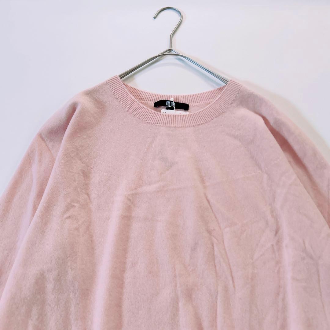 【新品/レア/XXL】23AW ユニクロ 3Dカシミヤクルーネックセーター