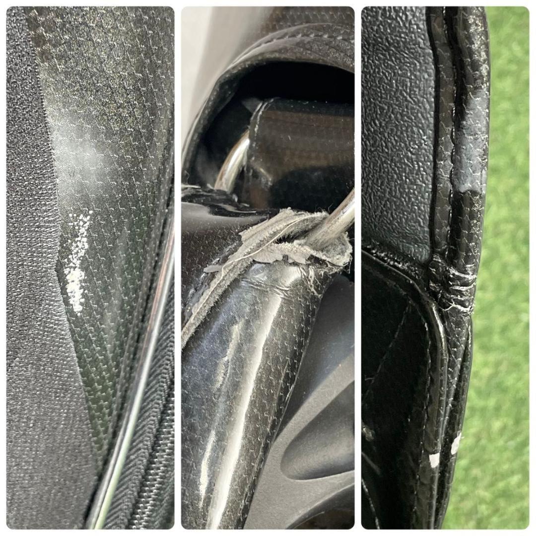 マンシングウェア キャディバッグ ゴルフバッグ エナメル 3点式 ツアーモデル