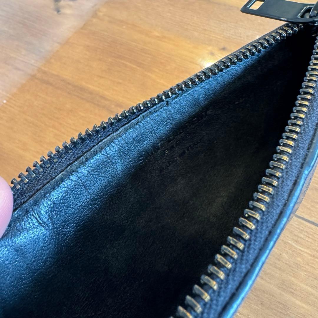 サンローラン マネークリップ＆カードケース セット｜YSLロゴ・ブラックレザー