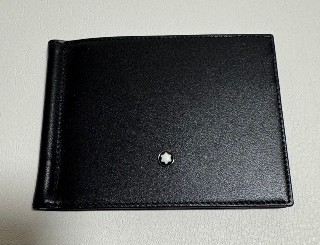 モンブラン MONTBLANCレザーマネークリップ ブラック