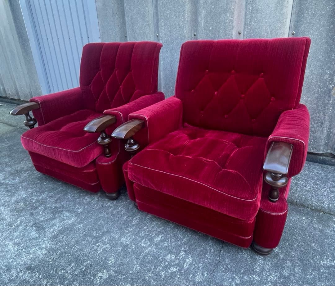 モリシゲ家具/MORISHIGE/オリーブ印/高級/1Pソファ/アームソファ/②