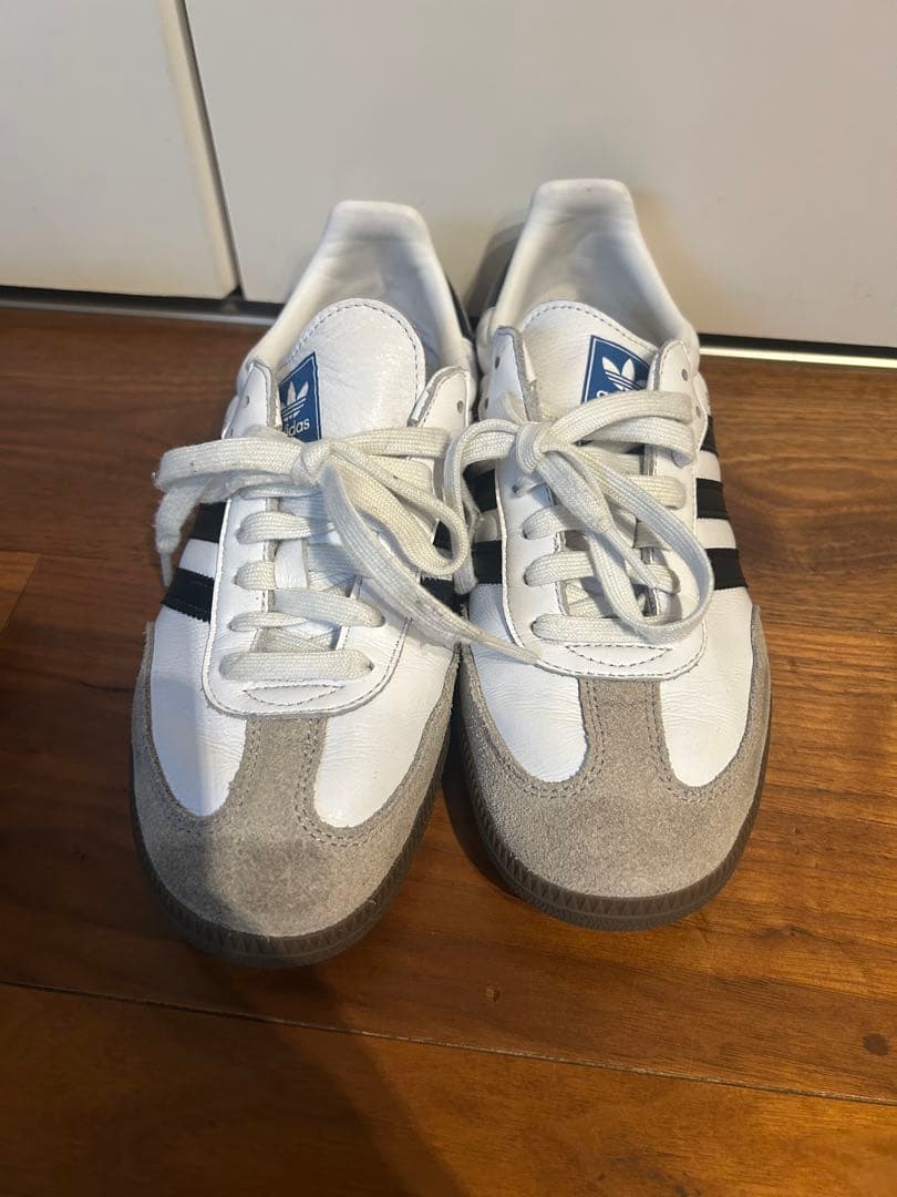 adidas Samba OG 24cm ホワイト/グレー/ブラック
