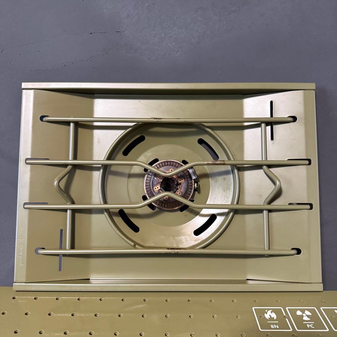 peak フラットバーナー　耐熱塗装　オリーブ