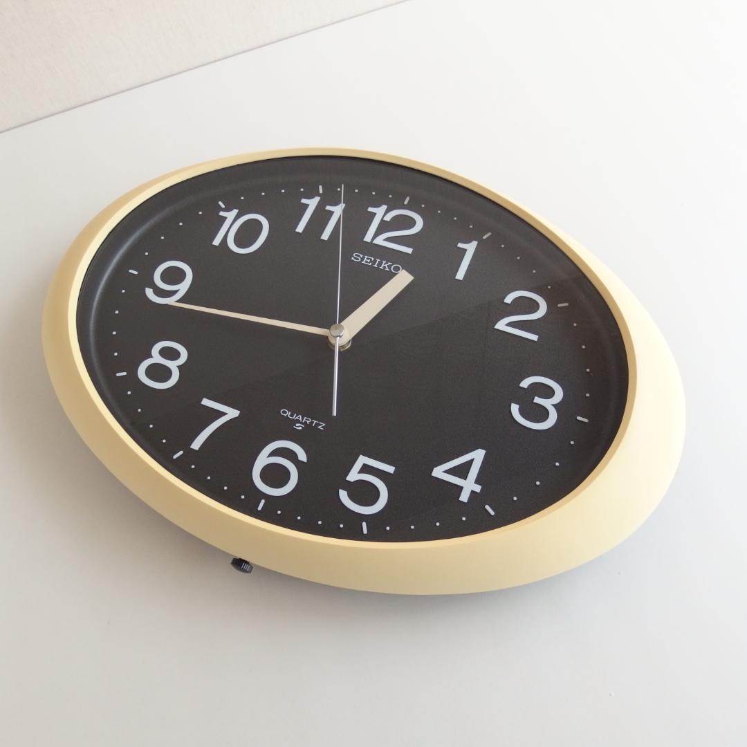 SEIKO 掛け時計 オーバル型 70s スペースエイジ